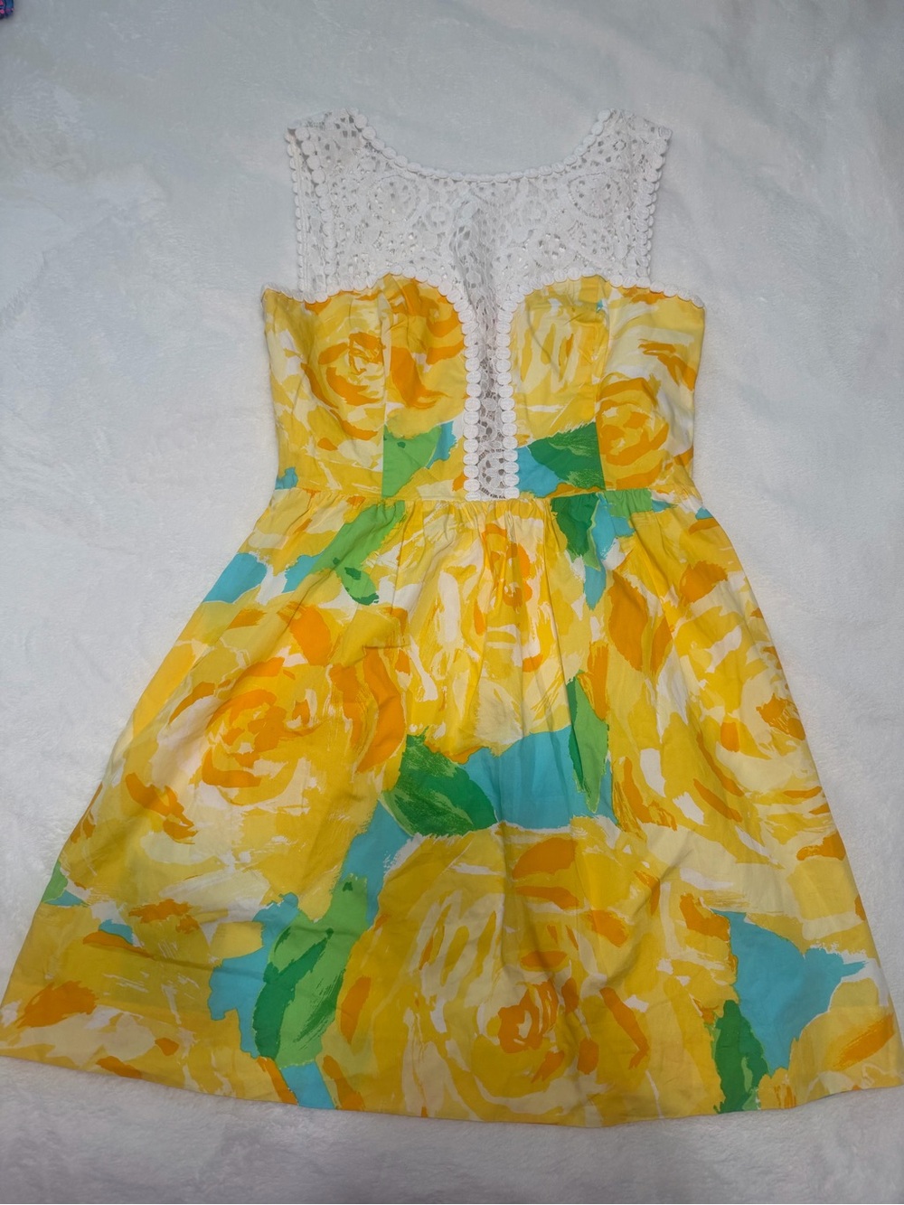 Lilly Pulitzer Reagan Dress in Sunglow Yellow First Impressions